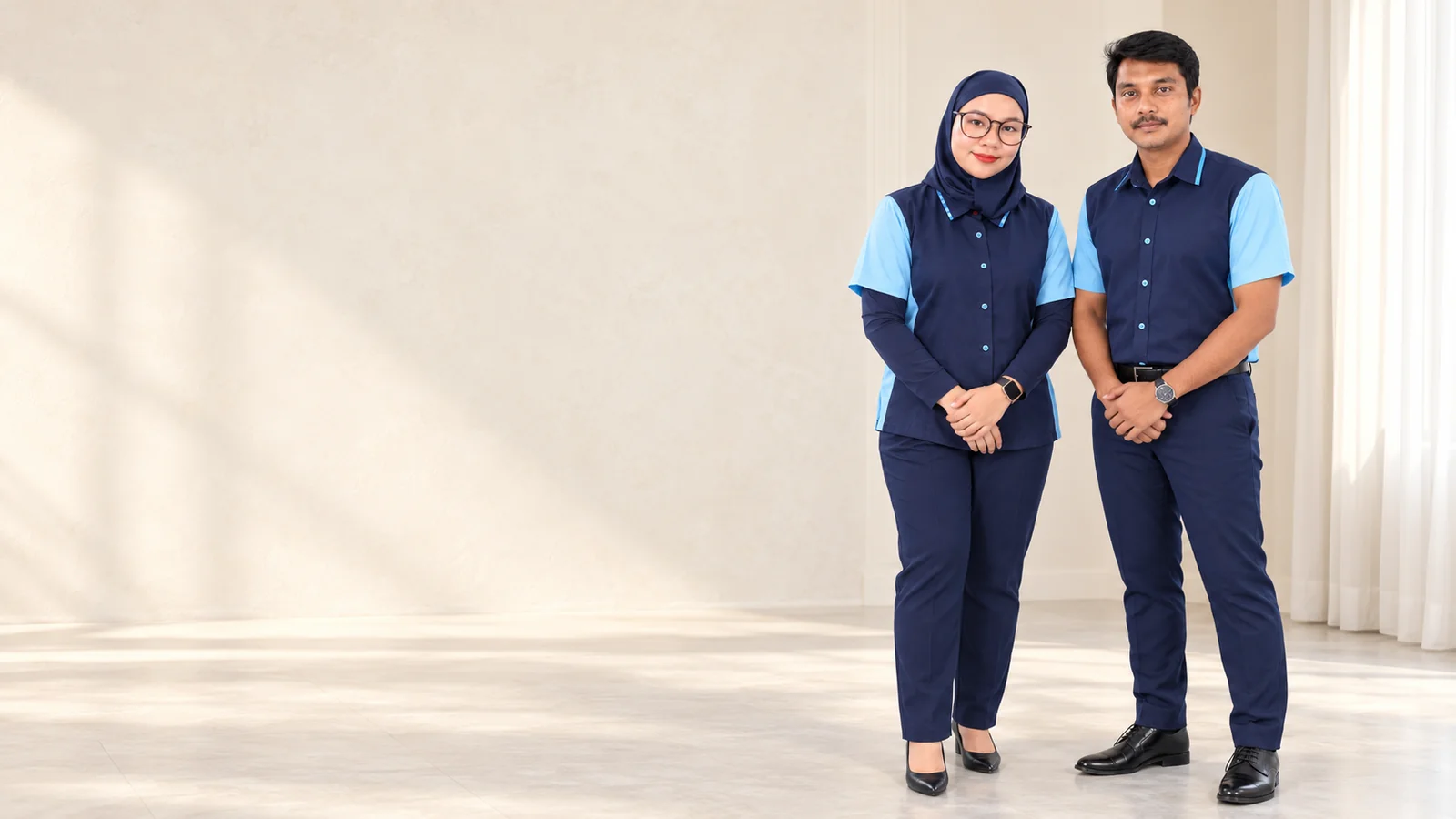 Creative mattresses portrait of Ahmad and Dayah, based on their approved master photographs